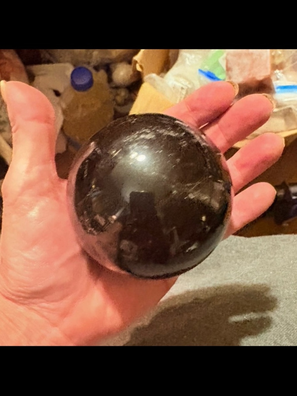 Smokey quartz sphere
